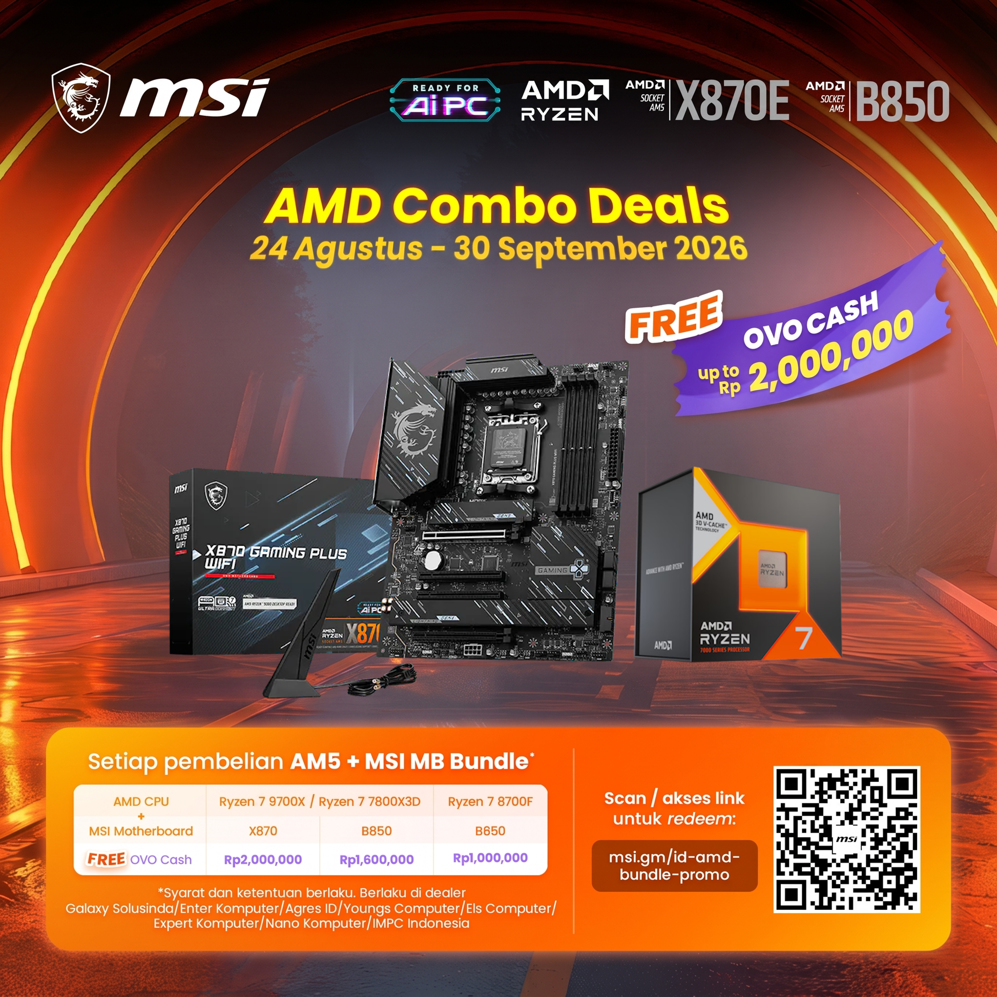MSI X870 GAMING PLUS WIFI