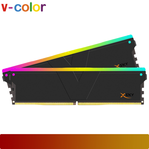 v-color Manta XSky RGB DDR5 32GB Kit (2 x 16GB) 6000 MT/s CL26 Black