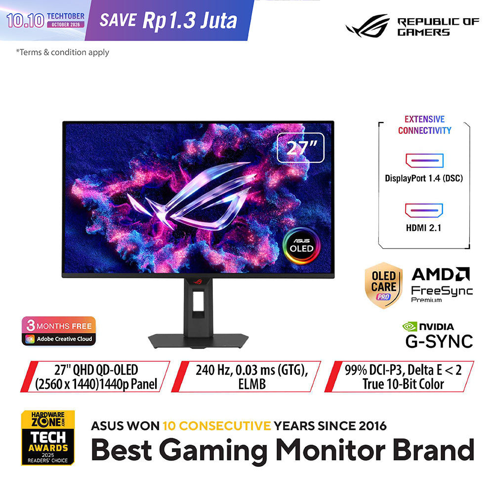 ASUS ROG Strix OLED XG27AQDMES