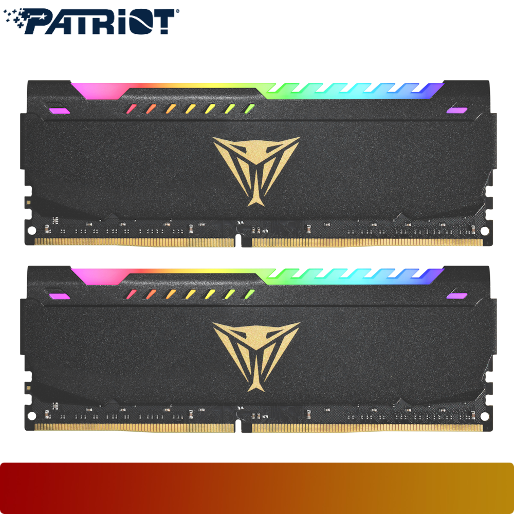 PATRIOT Viper Steel RGB DDR4 16GB (2x8GB) 3600MT/s CL18 kit Black