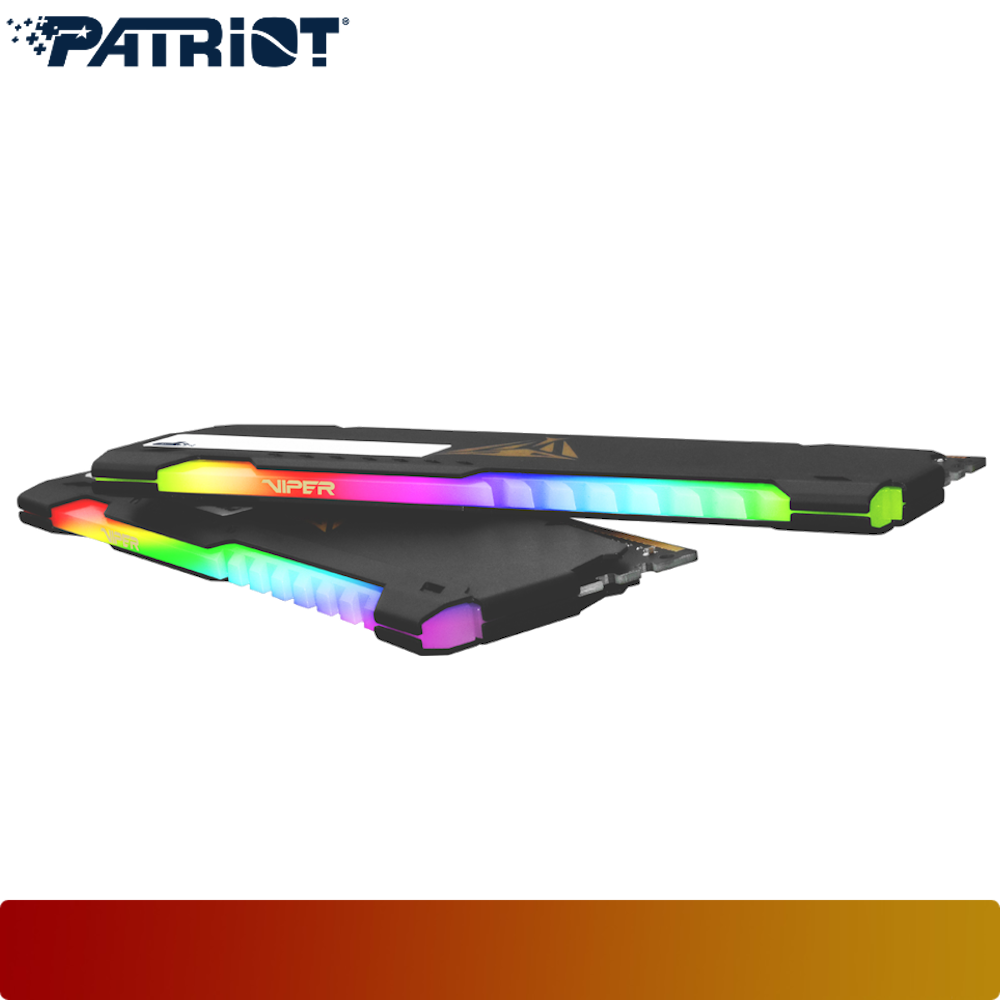 PATRIOT Viper Steel RGB DDR4 16GB (2x8GB) 3600MT/s CL18 kit Black