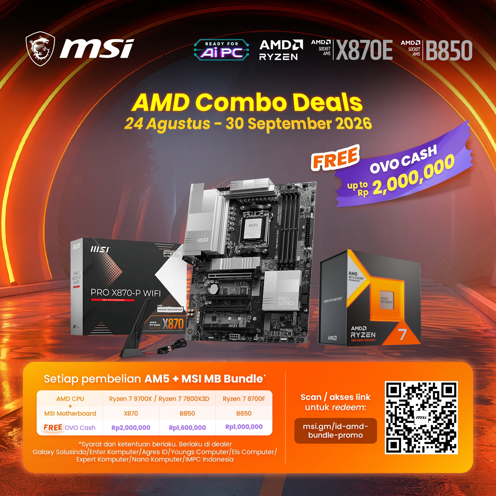 MSI PRO X870-P WIFI