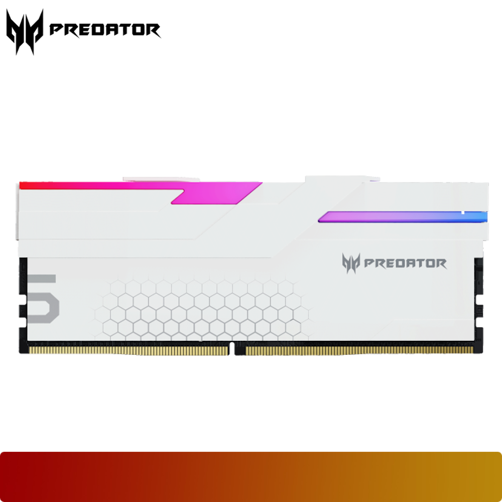 PREDATOR Hermes RGB 32GB (2x16GB) DDR5 6800MT/s Kit CL32 White