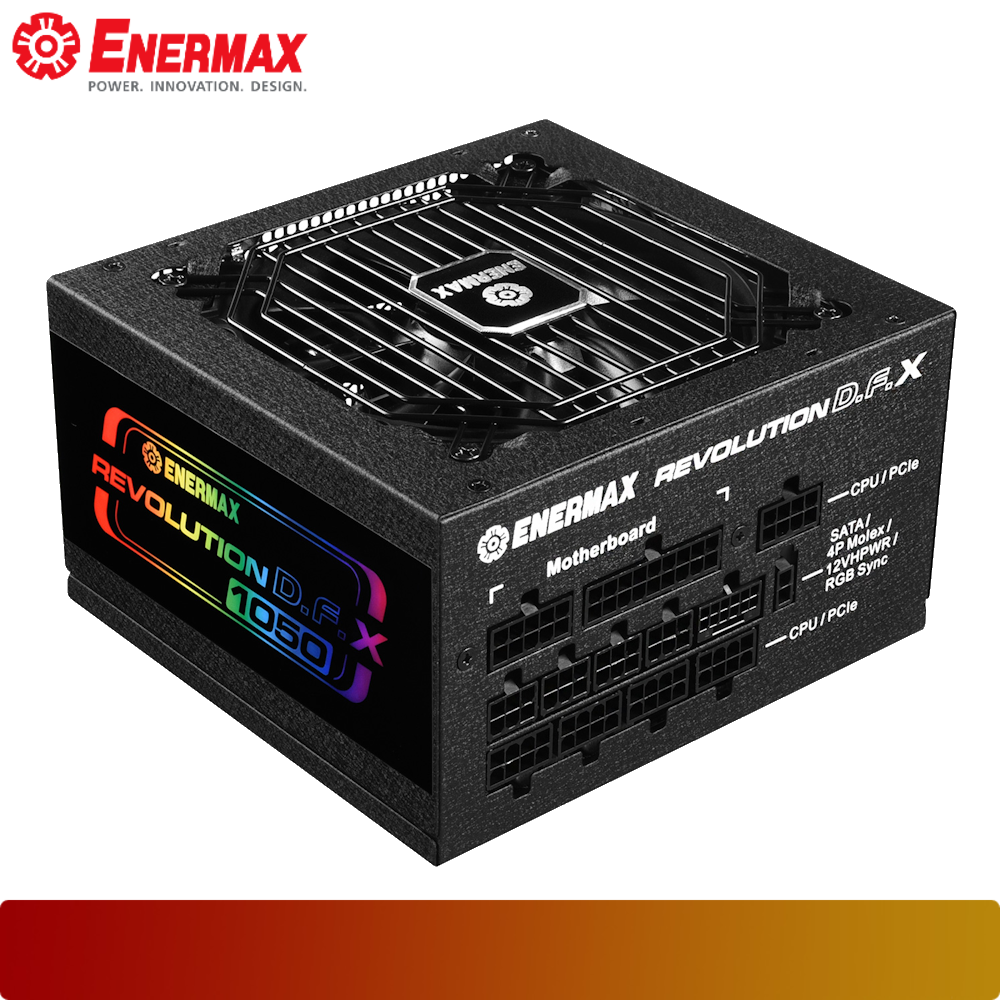 ENERMAX REVOLUTION D.F. X 1050 Watt 80 PLUS Gold Fully Modular ATX 3.0 Power Supply