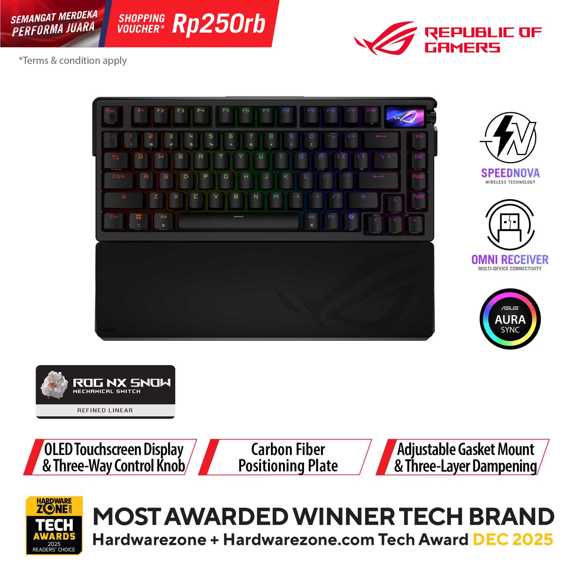 ASUS ROG Azoth Extreme Gaming Keyboard