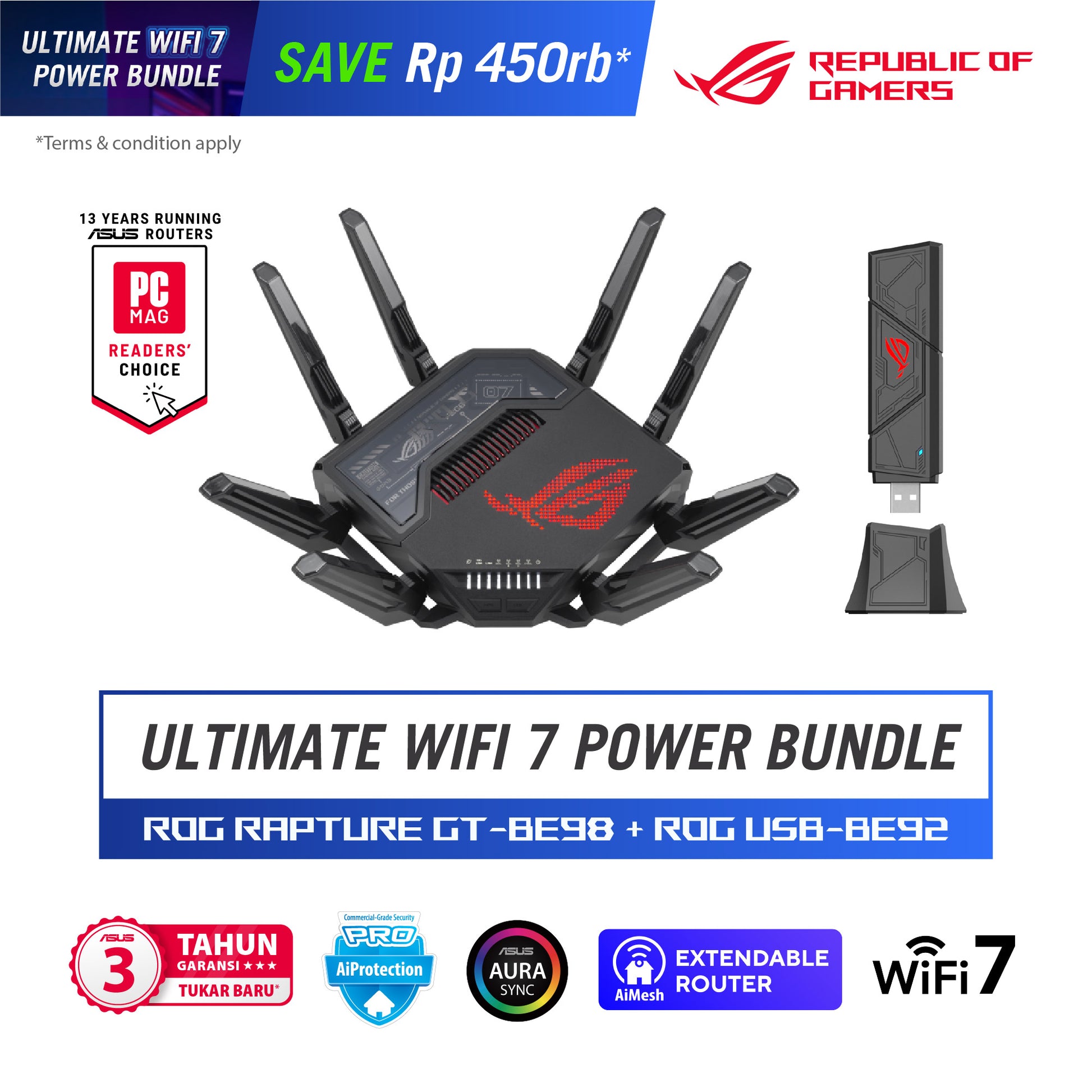 ASUS ULTIMATE WIFI 7 POWER BUNDLE