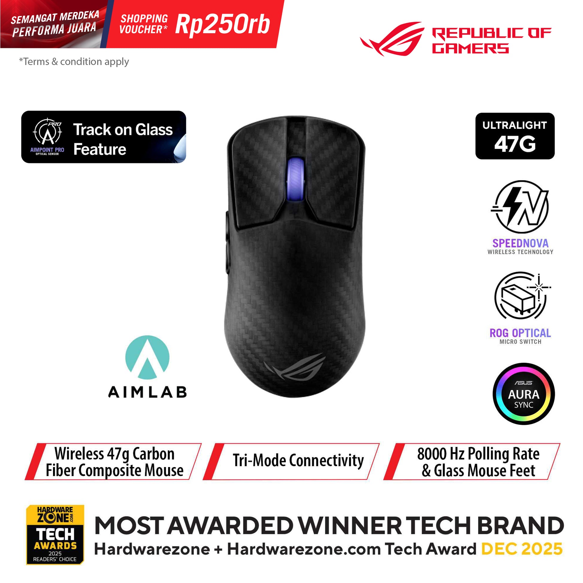 ASUS ROG Harpe Ace Extreme Gaming Mouse