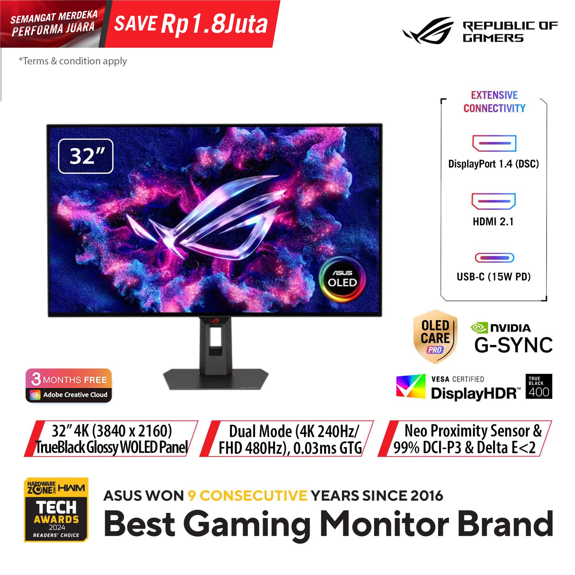 ASUS ROG Strix OLED XG32UCWMG