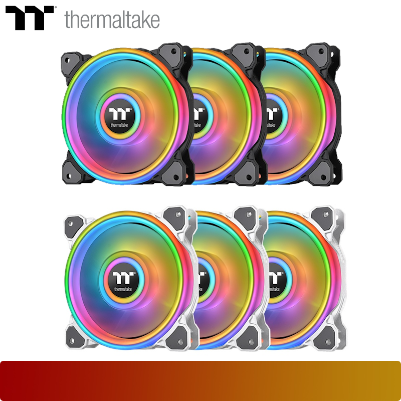 THERMALTAKE Riing Quad 12 RGB Radiator Fan TT Premium Edition 3 Fan Pack