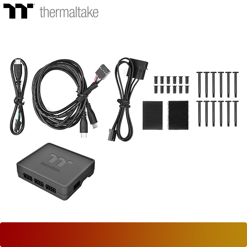 THERMALTAKE Riing Quad 12 RGB Radiator Fan TT Premium Edition 3 Fan Pack