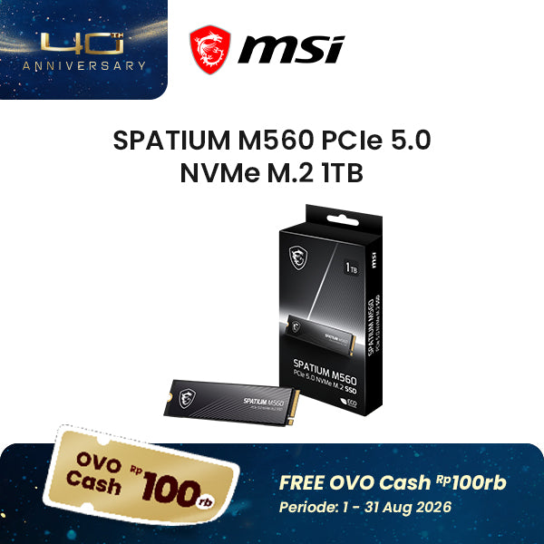 MSI SPATIUM M560 PCIe 5.0 NVMe M.2 1TB