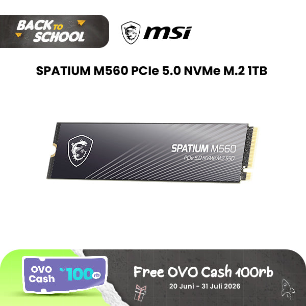 MSI SPATIUM M560 PCIe 5.0 NVMe M.2 1TB