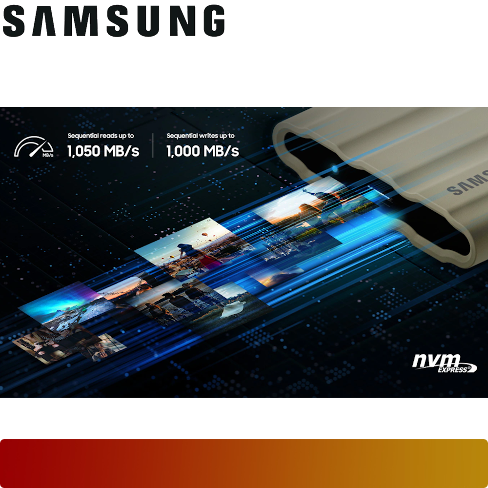 SAMSUNG Portable SSD T7 Shield USB 3.2 Gen 2 4TB