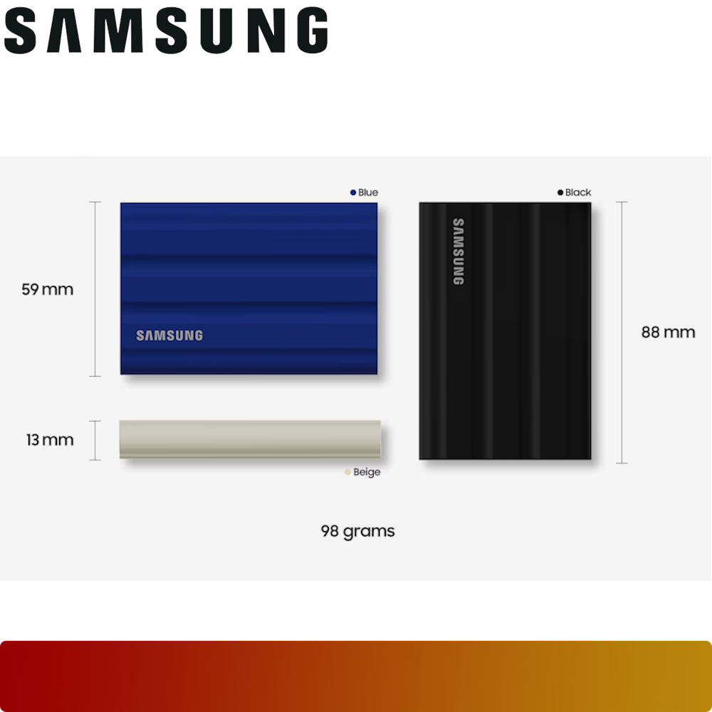 SAMSUNG Portable SSD T7 Shield USB 3.2 Gen 2 4TB