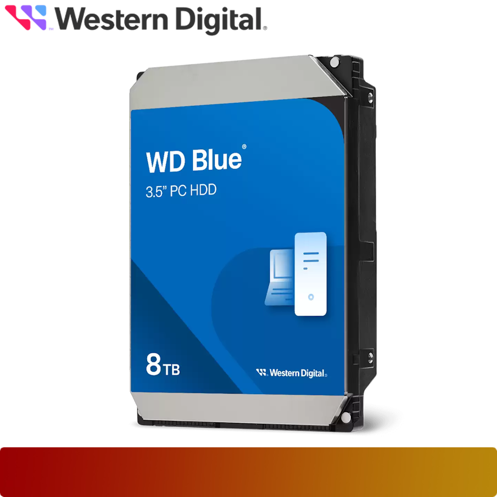 Western Digital Blue PC Desktop Hard Drive - 8TB