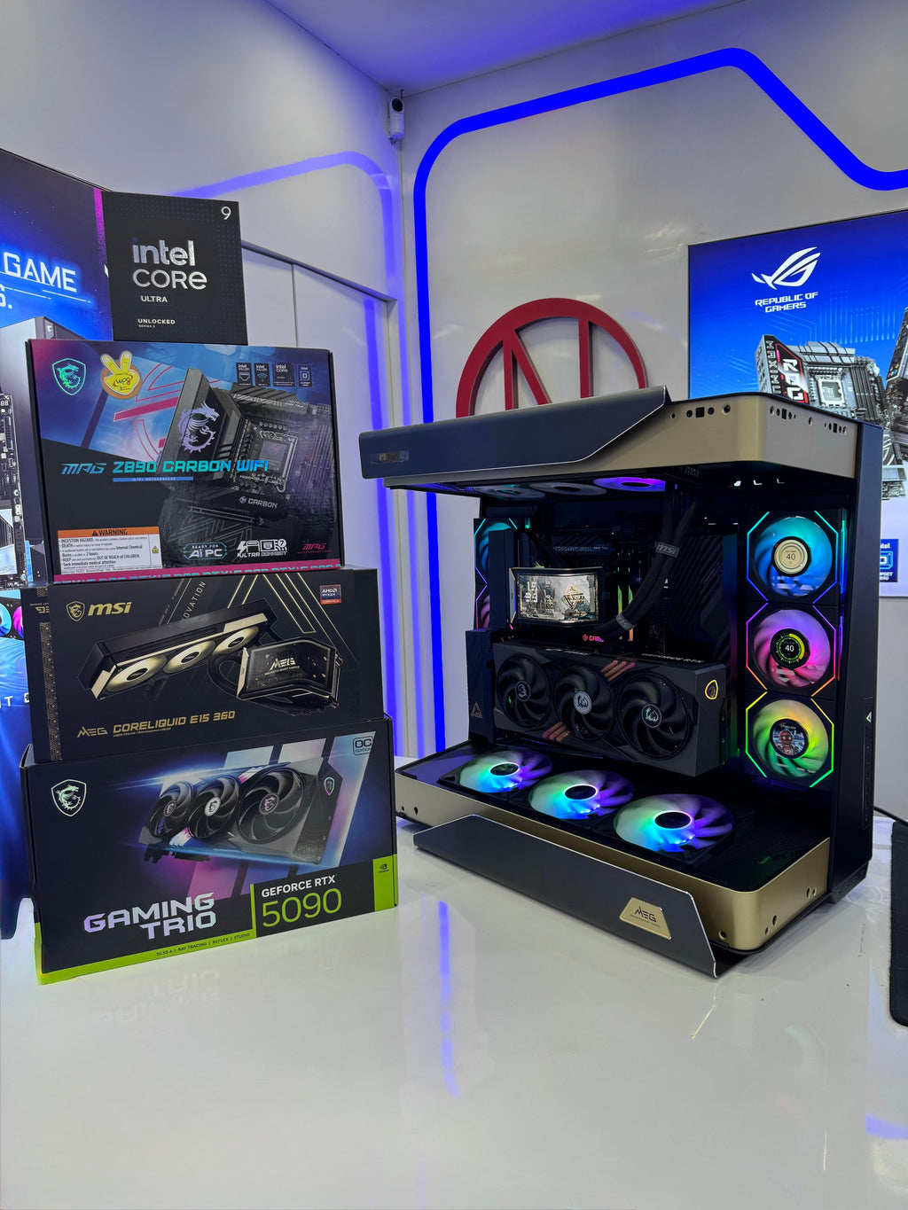 NK GM Serious I50 Gaming PC CR17 : Intel Ultra 9 285K, GeForce RTX 5090, 128GB, 4TB