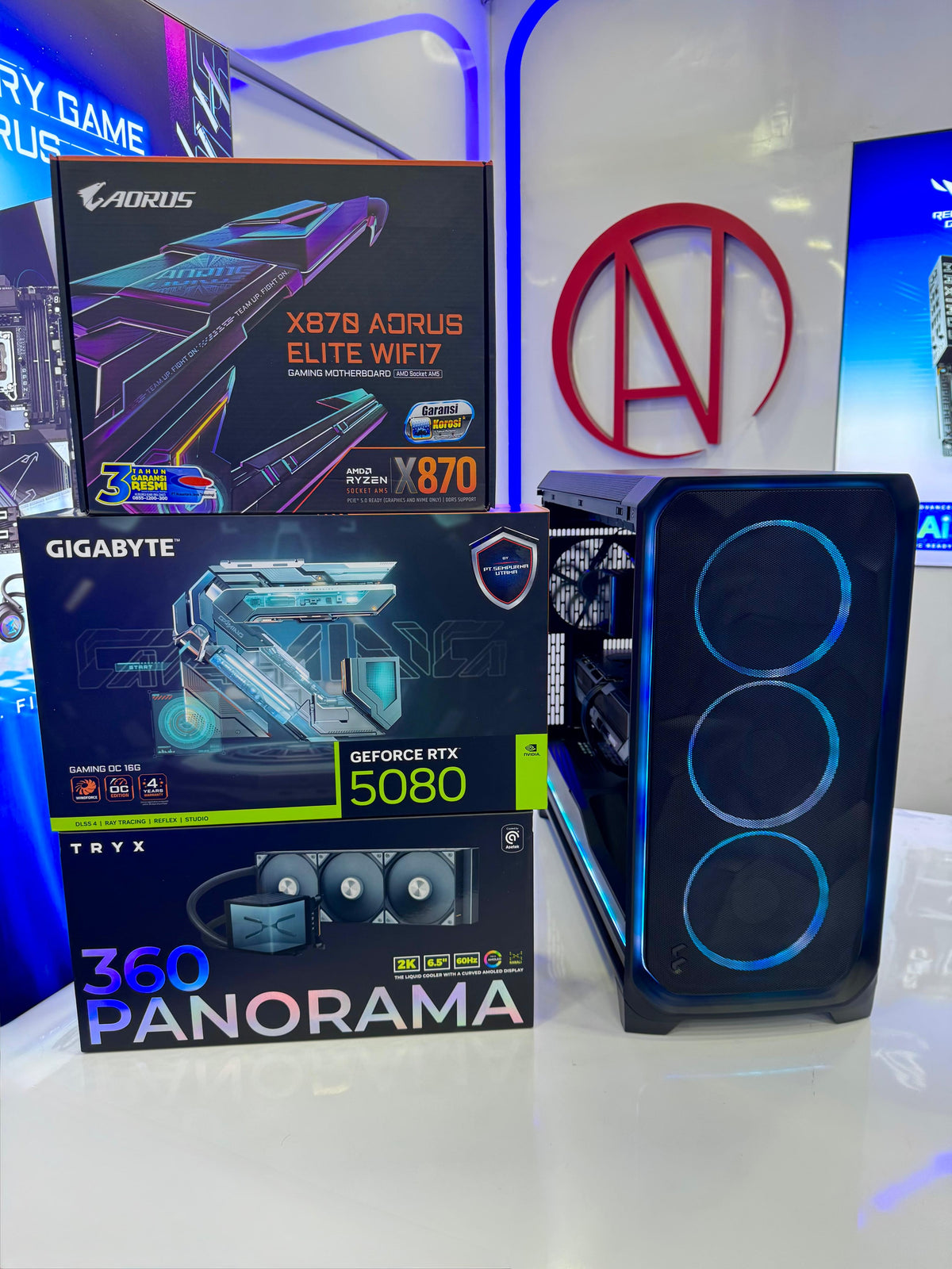 NK GM Serious A40 Gaming PC CR19 : AMD Ryzen 9 9950X3D, GeForce RTX 5080, 96GB, 2TB