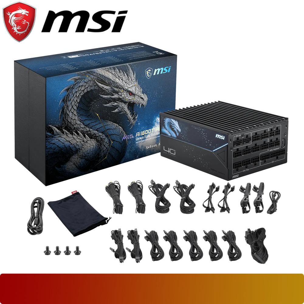 MSI MEG Ai1600T PCIE5 DRACO EPIC EDITION