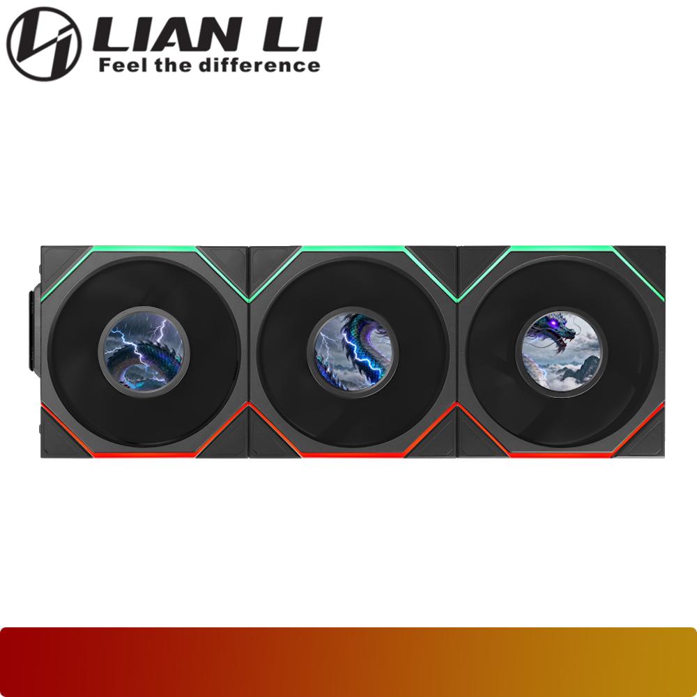 LIAN LI UNI FAN TL LCD FLEX 120 Triple Pack Reverse Blade