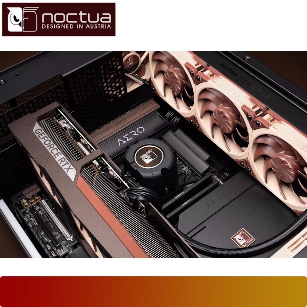 NOCTUA NL-LC1-42 with NL-ACF1 Auxiliary cooling fan