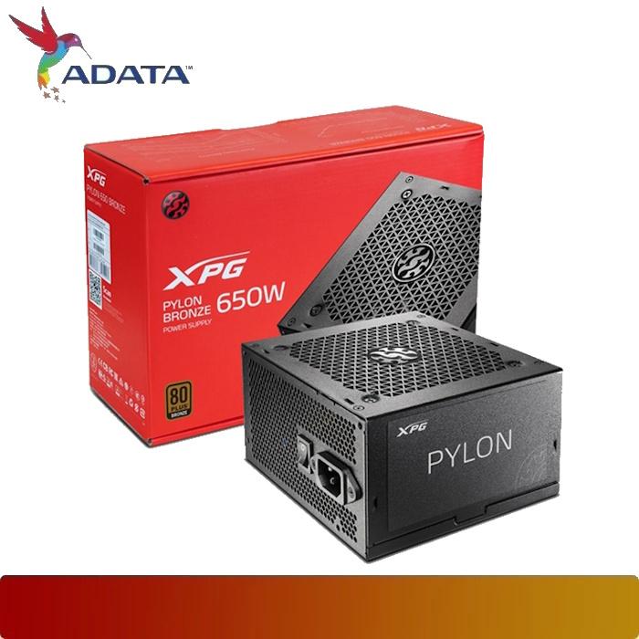 ADATA XPG PYLON 650W | PSU 650W 80+ Bronze Flat Cable - 1 - Nano Komputer
