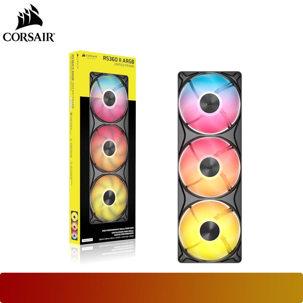 CORSAIR RS360 II ARGB Unified Frame PWM Fans