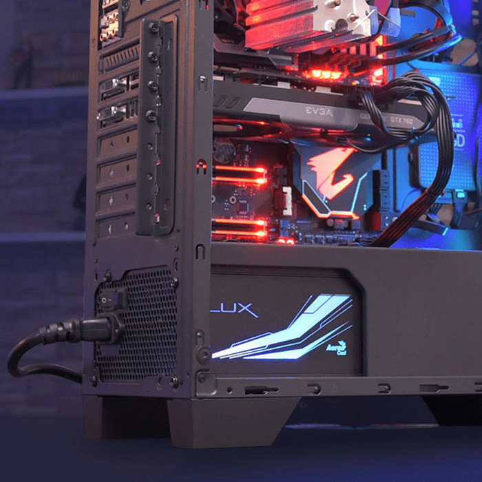 AEROCOOL LUX RGB 550W-8-Nano Komputer