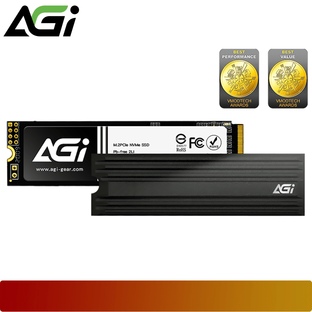 AGI AI838 1TB M.2 PCIe Gen4 SSD With Heatsink - 1 - Nano Komputer