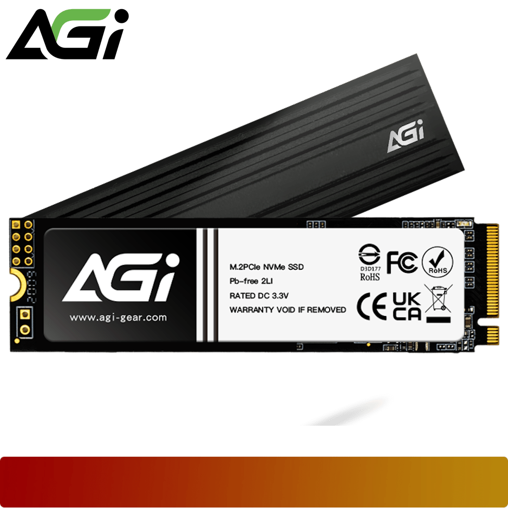 AGI AI838 1TB M.2 PCIe Gen4 SSD With Heatsink - 2 - Nano Komputer