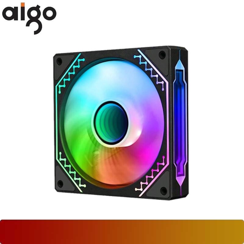 AIGO Air12S Reverse Blade ARGB PWM Single Fan - 4 - Nano Komputer