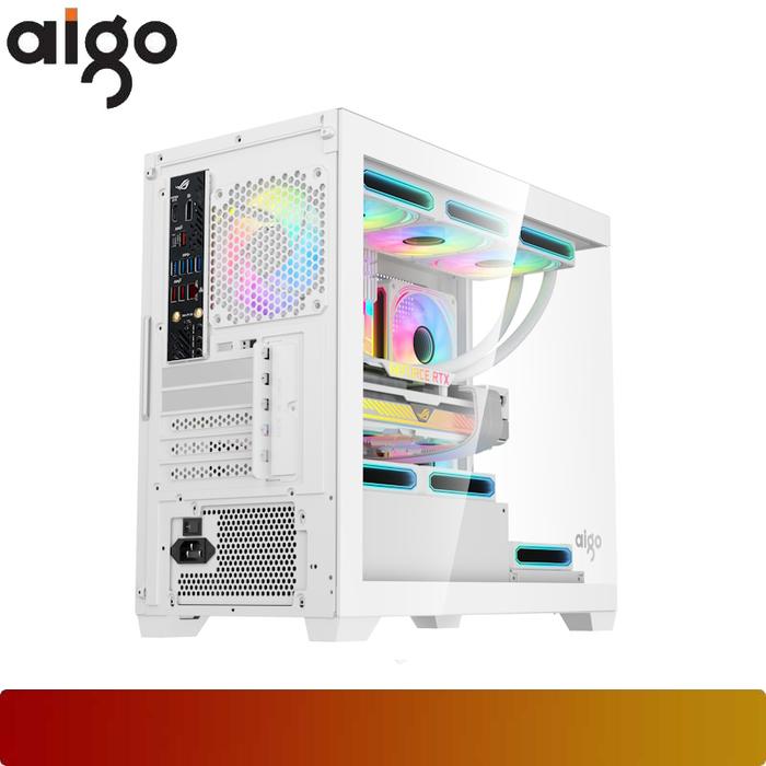 AIGO C218M M - ATX PC Case | Panoramic M - ATX Chassis - 4 - Nano Komputer