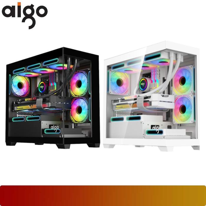 AIGO C218M M - ATX PC Case | Panoramic M - ATX Chassis - 1 - Nano Komputer