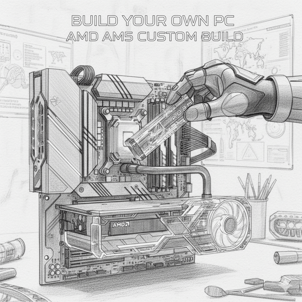 AMD AM5 Build - 1 - Nano Komputer