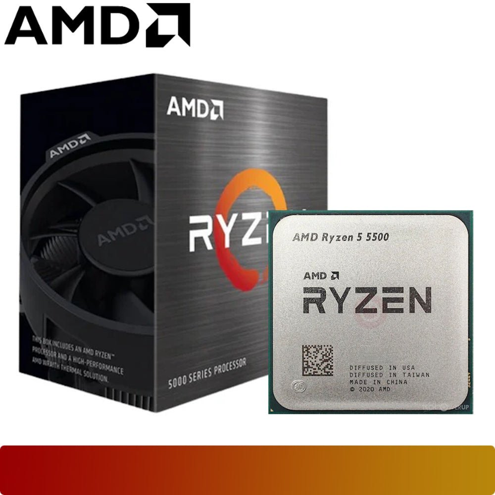 AMD Ryzen 5 5500 Desktop Processor - 4 - Nano Komputer