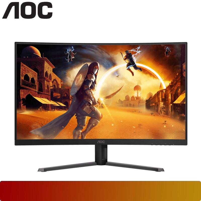 AOC CQ32G4E | 31.5" QHD Curved 1500R Gaming Monitor 180Hz 0.5ms Adaptive Sync - 1 - Nano Komputer