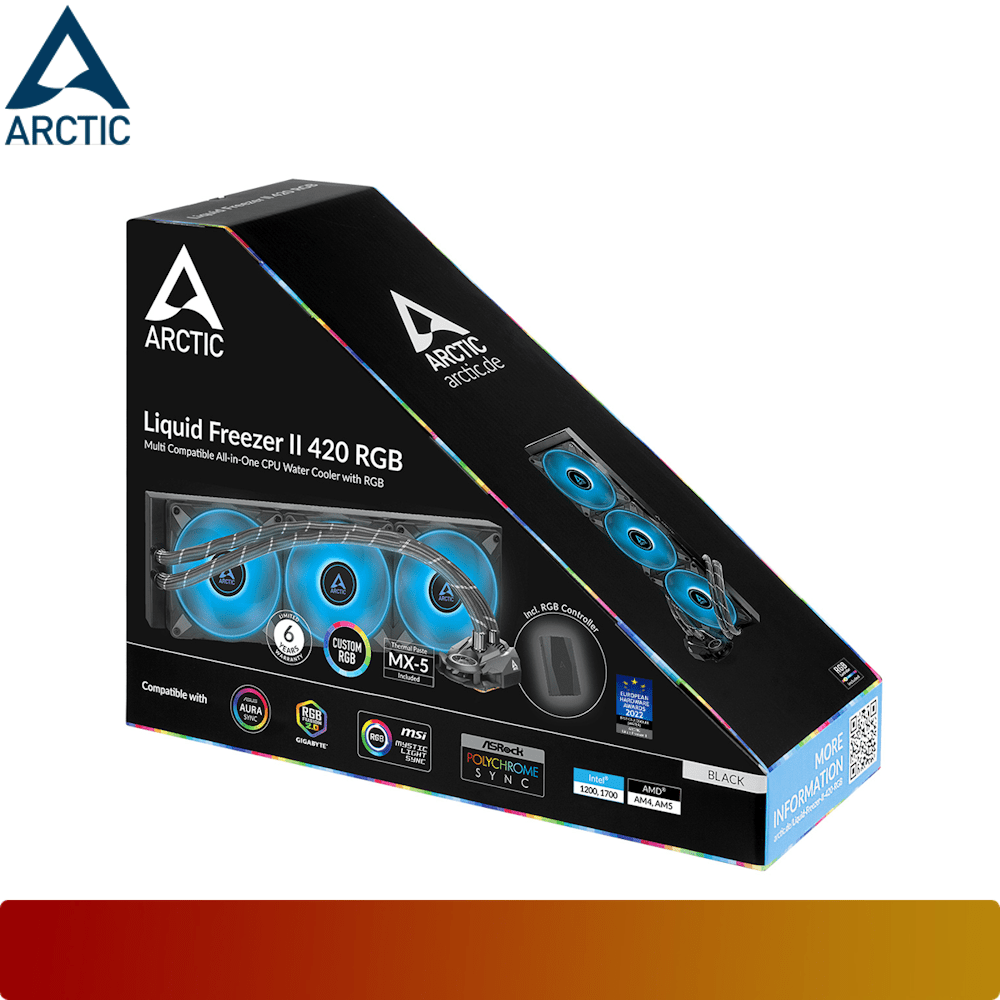 ARCTIC Liquid Freezer II 420 RGB-6-Nano Komputer