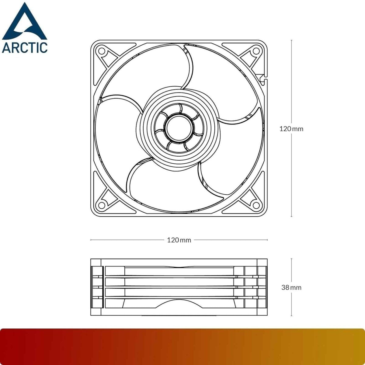 ARCTIC S12038 - 4K - 6 - Nano Komputer
