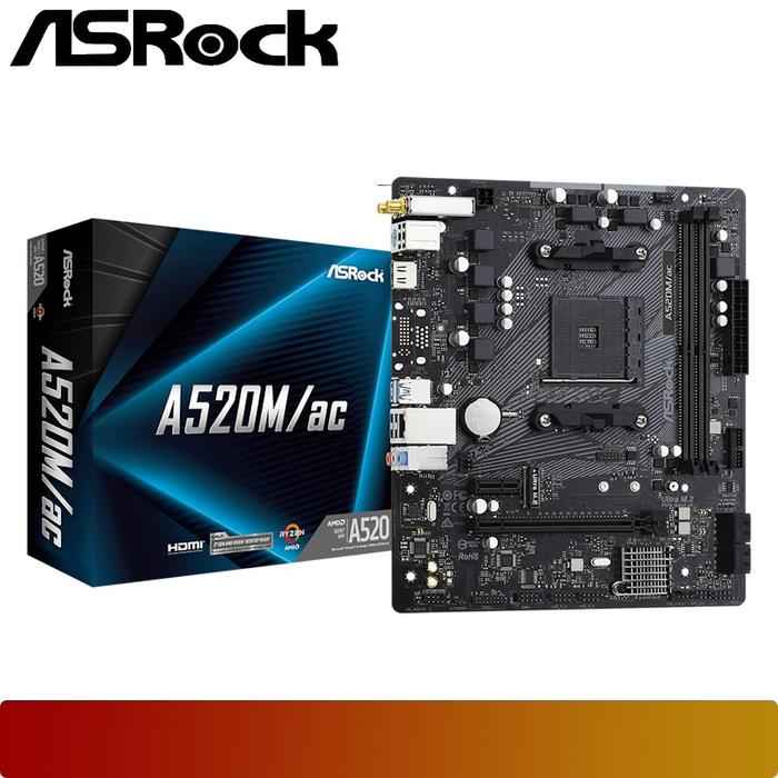 ASROCK A520M/ac - 1 - Nano Komputer