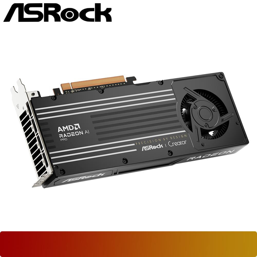 ASROCK AMD Radeon AI PRO R9700 Creator 32GB - 6 - Nano Komputer
