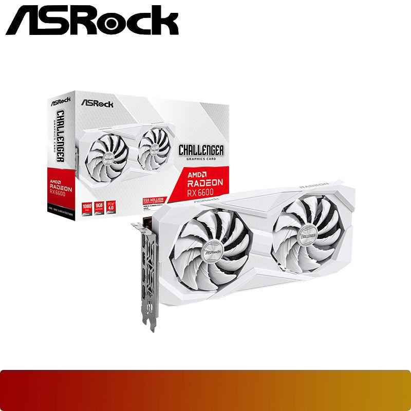 ASROCK AMD Radeon RX 6600 Challenger White 8GB