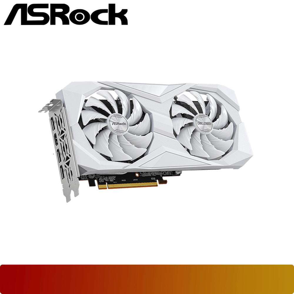 ASROCK AMD Radeon RX 6600 Challenger White 8GB-4-Nano Komputer