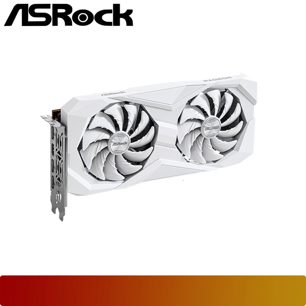 ASROCK AMD Radeon RX 6600 Challenger White 8GB-3-Nano Komputer
