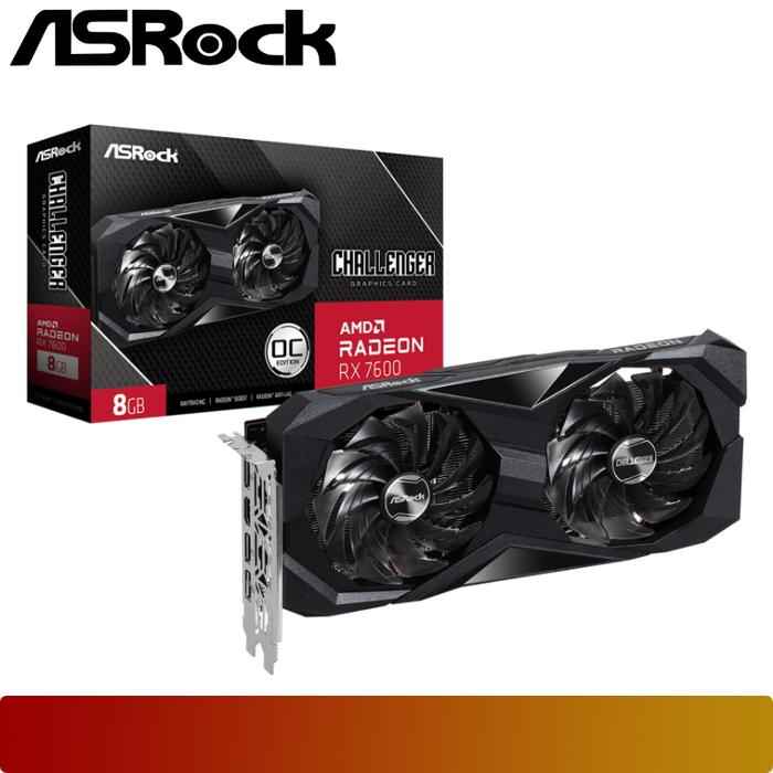 ASROCK AMD Radeon RX 7600 Challenger 8GB OC