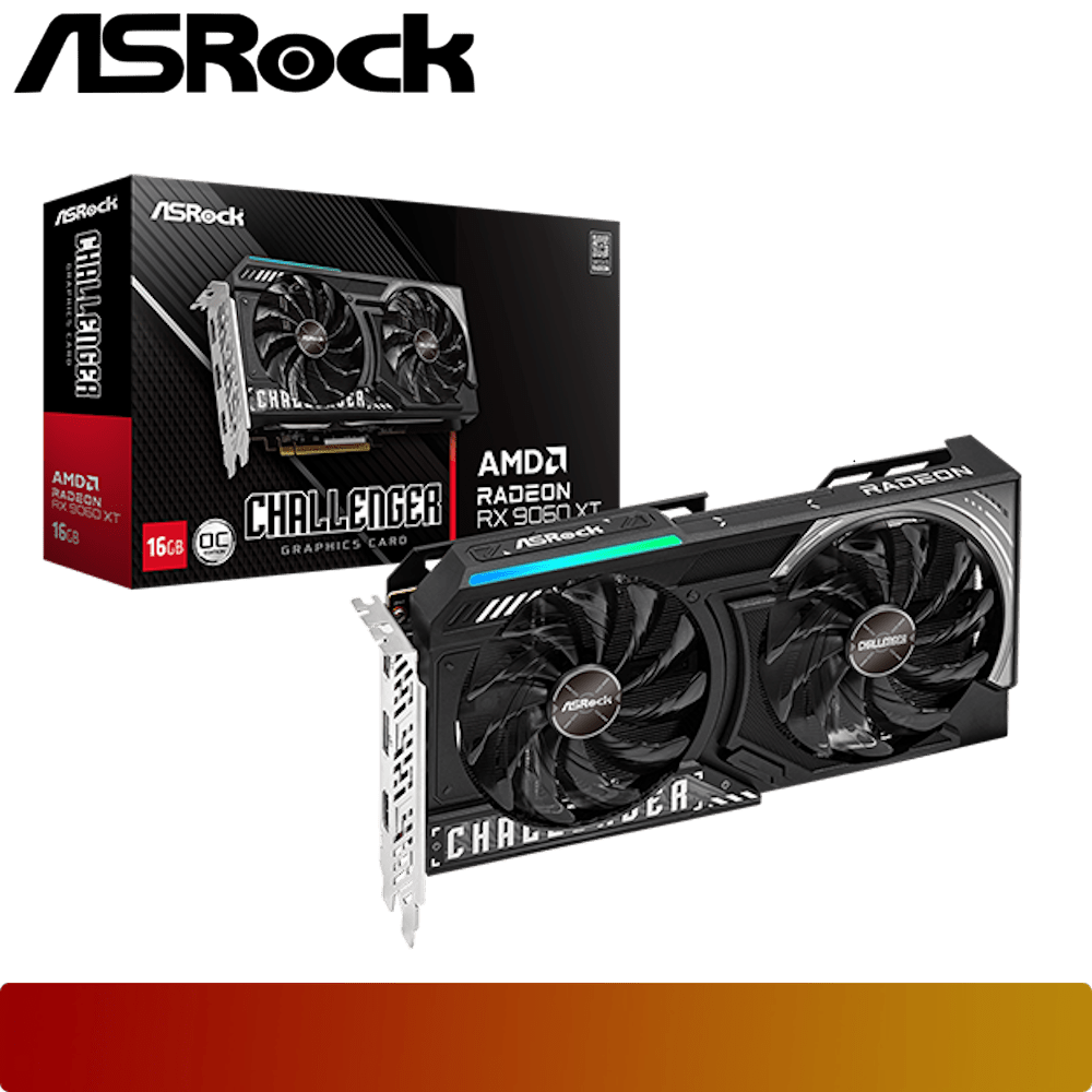 ASRock AMD Radeon RX 9060 XT Challenger 16GB OC-1-Nano Komputer
