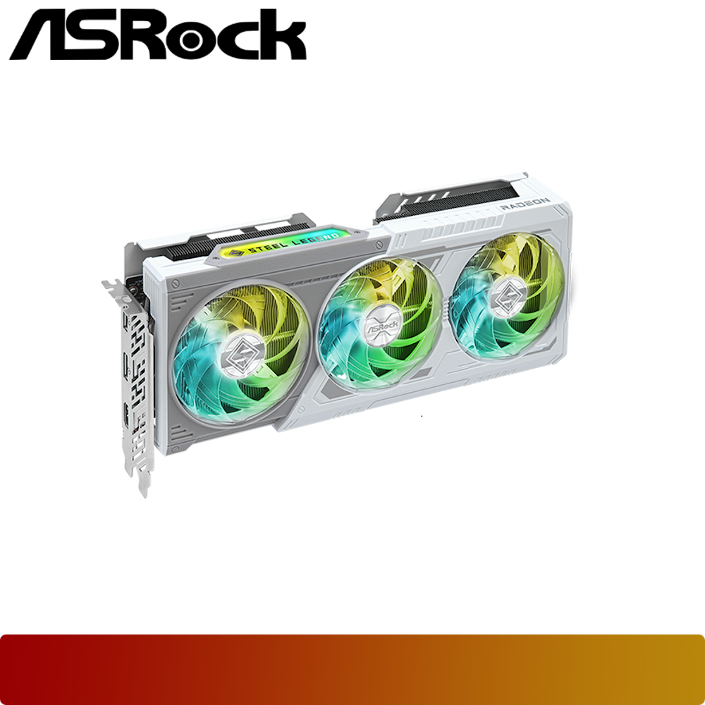 ASRock AMD Radeon RX 9060 XT Steel Legend 8GB OC-3-Nano Komputer