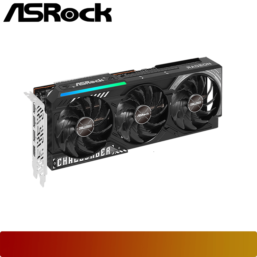 ASROCK AMD Radeon RX 9070 Challenger 16GB-3-Nano Komputer