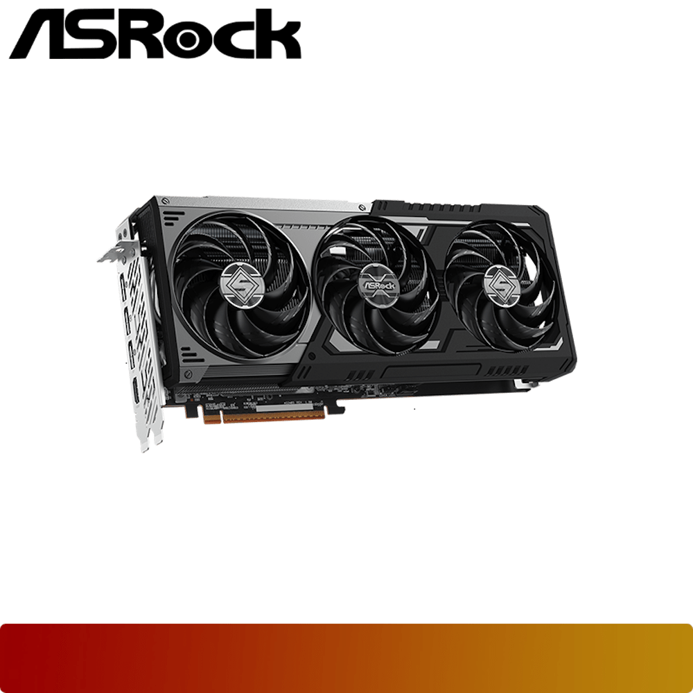 ASROCK AMD Radeon RX 9070 GRE Steel Legend Dark 12GB OC-4-Nano Komputer