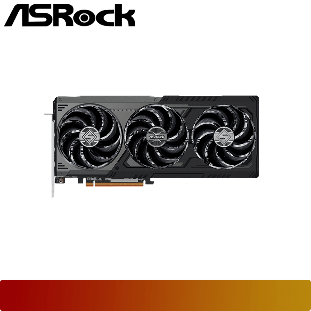 ASROCK AMD Radeon RX 9070 GRE Steel Legend Dark 12GB OC-2-Nano Komputer