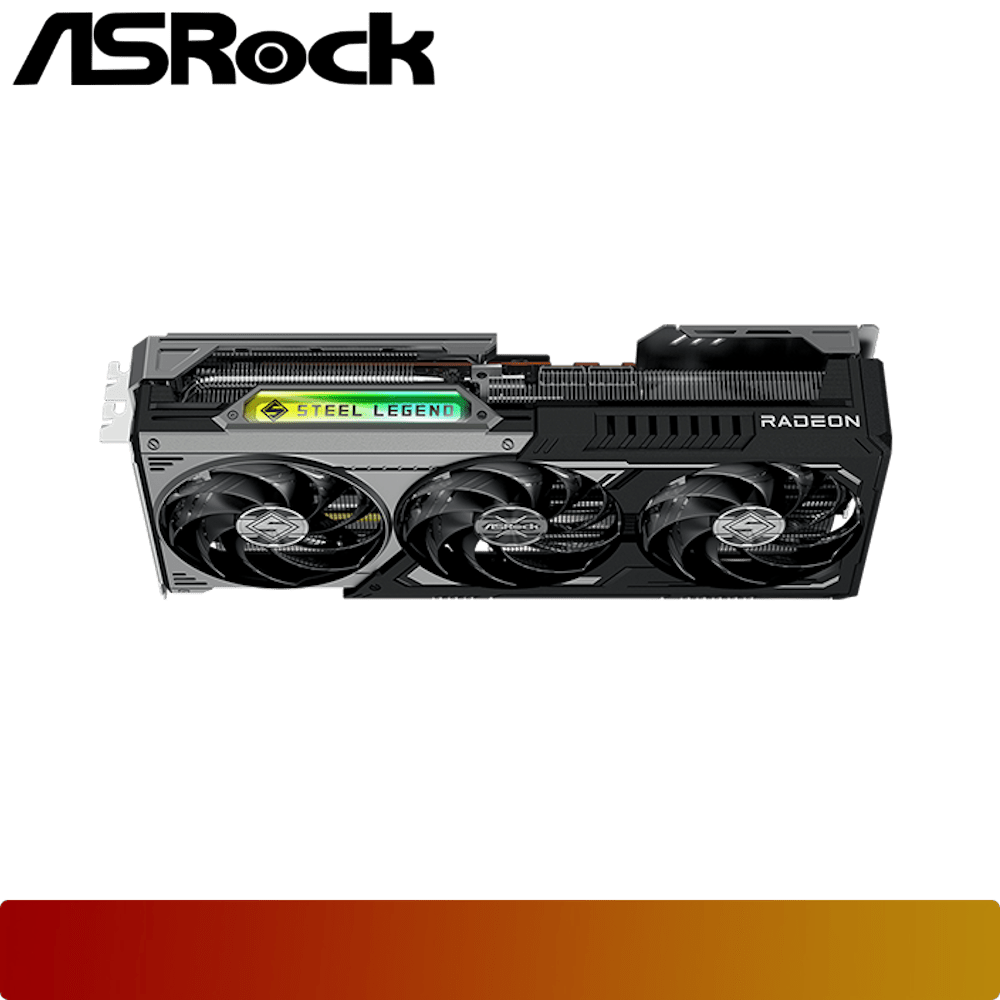 ASROCK AMD Radeon RX 9070 GRE Steel Legend Dark 12GB OC-5-Nano Komputer