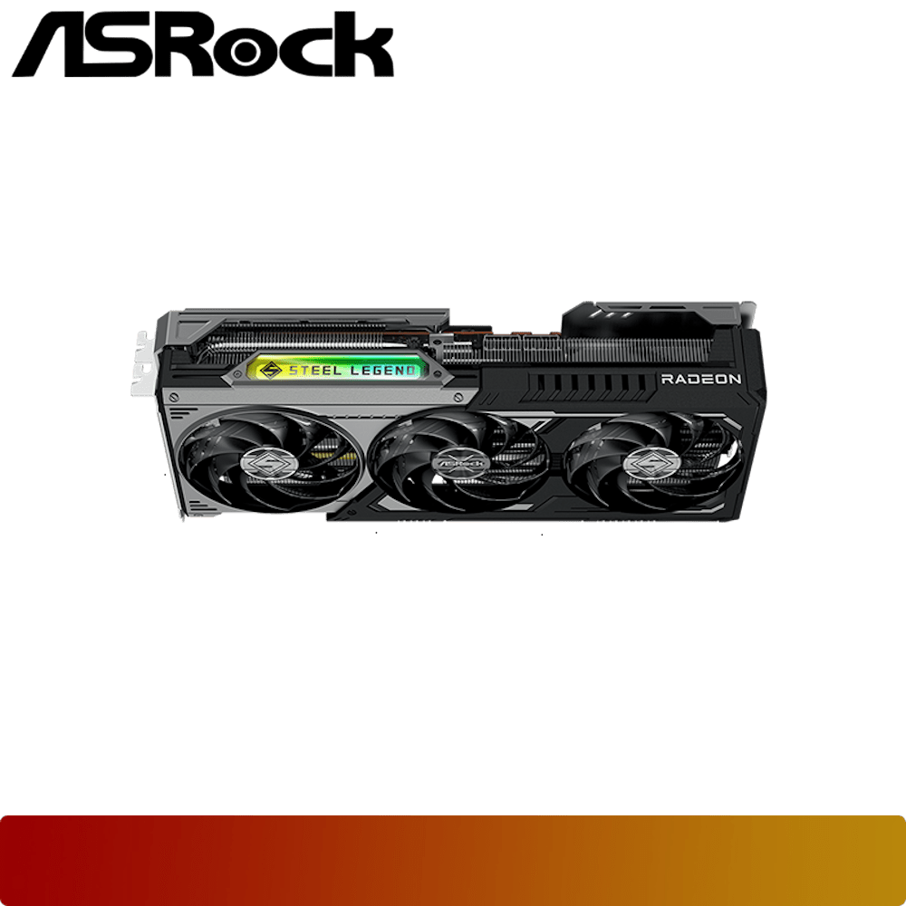 ASROCK AMD Radeon RX 9070 XT Steel Legend Dark 16GB-5-Nano Komputer